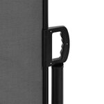 vidaXL Auvent latéral rétractable anthracite 200x500 cm