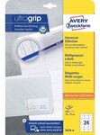 240 étiquettes multi-usages, 70 x 37 mm, blanc avery zweckform