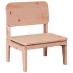 vidaXL Chaises de jardin lot de 2 60x52 5x72 cm bois massif de douglas