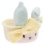 Ricorumi Kit a crochet Corbeille de Paques pastel