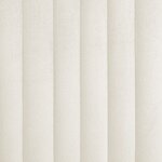 vidaXL Chaises à manger lot de 4 Crème Velours