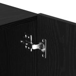 vidaXL Meuble TV Chêne noir 100 x 30 x 41 cm Bois d'ingénierie