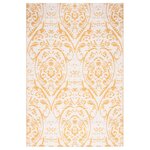 vidaXL Tapis d'extérieur Jaune 140x200 cm PP