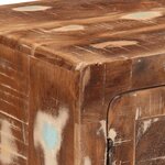 vidaXL Table de chevet 40x32x46 cm bois massif de récupération