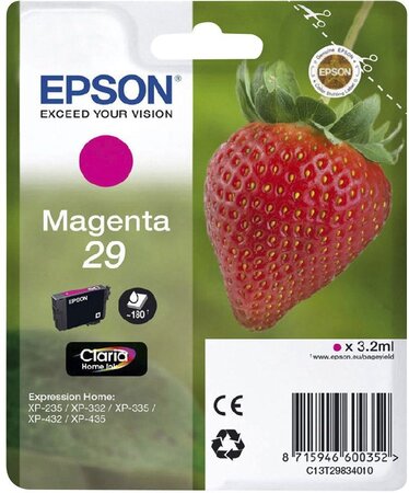 Cartouche d'encre epson fraise 29 (magenta)