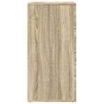 vidaXL Buffets 2 Pièces chêne sonoma 60x39x80 cm bois d'ingénierie