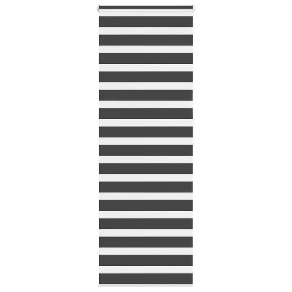 vidaXL Store zèbre noir 75x200 cm largeur du tissu 70 9 cm polyester