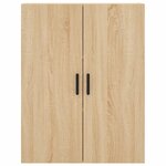 vidaXL Armoire murale chêne sonoma 69 5x34x90 cm