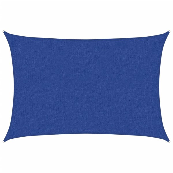 vidaXL Voile d'ombrage 160 g/m² Bleu 2x3 m PEHD