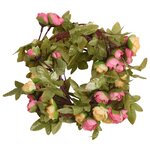vidaXL Guirlandes de fleurs de Noël 6 Pièces rose 215 cm