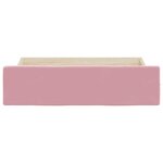 vidaXL Tiroirs de lit 2 Pièces rose bois d'ingénierie et velours