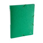 Boite De Classement Exabox Dos 25mm Carte Lustrée Scotten - A4 - Vert - X 10 - Exacompta