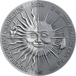 Pièce de monnaie en Argent 2000 Francs g 62.2 (2 oz) Millésime 2024 Dual Essence WEREWOLF