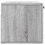 vidaXL Armoire murale sonoma gris 80x36 5x35 cm bois d'ingénierie