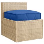 vidaXL Coussin pour assise de palette Bleu royal 60 x 60 x 12 cm