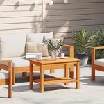 vidaXL Table basse Marron 90 x 50 x 45 cm Bois d'acacia massif