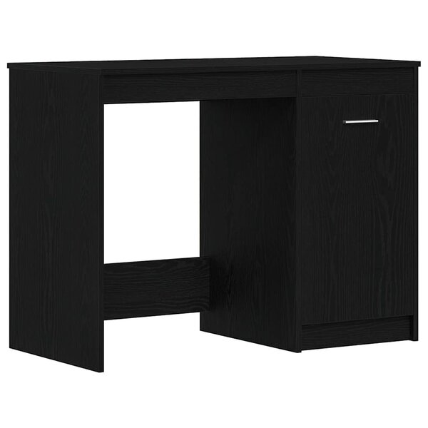 vidaXL Bureau Chêne noir 100 x 50 x 76 cm Bois d'ingénierie