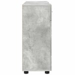 vidaXL Cabinet en Bois avec tiroir Gris béton 88 5 x 30 5 x 73 cm