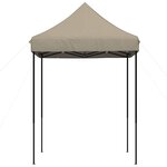 vidaXL Tente de réception pliable escamotable taupe 200x200x306 cm