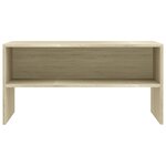 Vidaxl meuble tv chêne sonoma 80 x 40 x 40 cm aggloméré