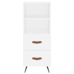 vidaXL Buffet blanc 34 5x34x90 cm bois d'ingénierie