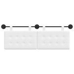 vidaXL Tête de lit suspendue tissu