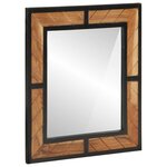 vidaXL Ensemble de meubles salle de bain 3 Pièces fer et bois d'acacia