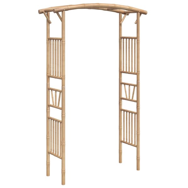vidaXL Arche pour rosiers Bambou 118x40x187 cm