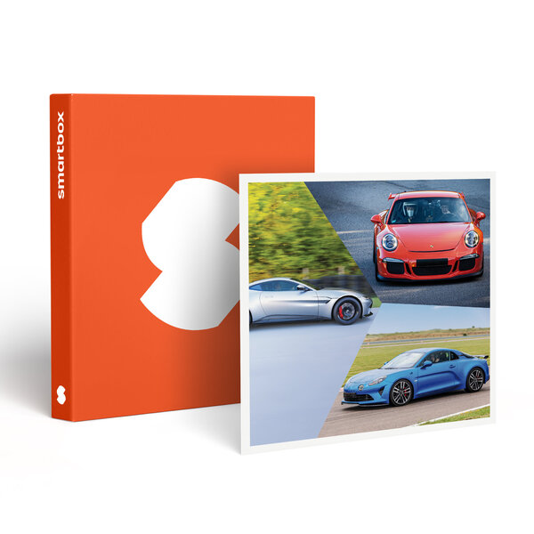 SMARTBOX - Coffret Cadeau Stage de pilotage multivolant : 2 tours en Alpine  2 tours en Aston Martin Vantage et 2 tours en Porsche 991 GT3 sur le circuit de la Ferté Gaucher -  Sport & Aventure