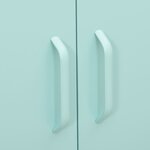 vidaXL Armoire de rangement Vert menthe 80x35x101 5 cm Acier