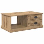 vidaXL Table basse Chêne artisanal 90 x 50 x 35 cm Bois d'ingénierie