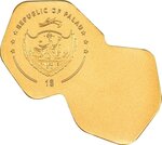 Pièce de monnaie en Or 1 Dollar g 0.5 Millésime 2025 Small Gold DICE