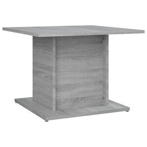 vidaXL Table basse sonoma gris 55 5x55 5x40 cm bois d'ingénierie