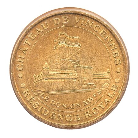 Mini médaille monnaie de paris 2007 - château de vincennes