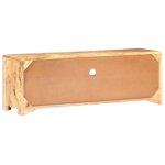 Vidaxl meuble tv 119x30x41 cm bois de manguier brut