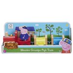Peppa Pig - Train de Papy Pig en Bois avec 1 personnage