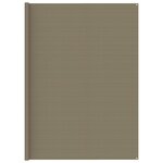 vidaXL Tapis de tente 300x600 cm Taupe