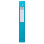 Classeur Rigide 4 Anneaux 30mm Teksto - A4 - Turquoise - X 10 - Exacompta