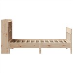 vidaXL Cadre de lit sans matelas 75x190 cm bois de pin massif