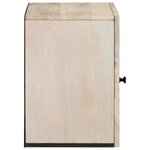 vidaXL Cabinet de salle de bain avec stockage Blanc 38 x 33 x 48 cm