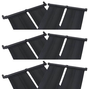 vidaXL Panneaux solaires de chauffage de piscine 6 Pièces 80x310 cm