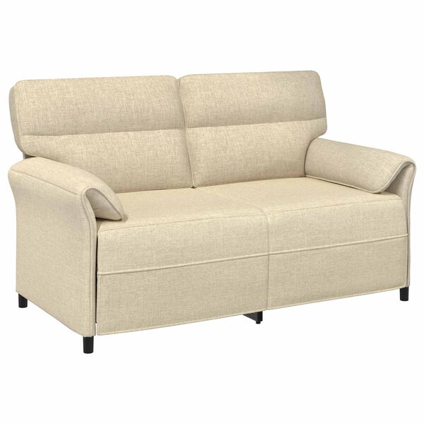 vidaXL Canapé 100 polyester cadre en métal MDF Contreplaqué