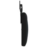 vidaXL Tête de lit suspendue Avec lumière LED Noir Velours