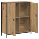 vidaXL Buffet chêne artisanal 70 x 30 x 80 cm Bois d'ingénierie