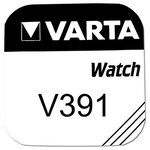 pile oxyde argent pour montres V391 (SR55) SR1120SW VARTA