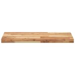 vidaXL Étagères flottantes 2 Pièces 120x40x4 cm acacia massif à l'huile