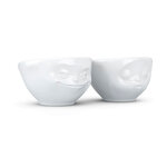 Set de 2 mini-bols en porcelaine Bisou et Malicieux 100 ml