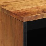 Meuble TV vidaXL 80x31 5x46 cm en bois d'acacia massif