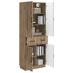 vidaXL Ensemble de Meubles 2 Pièces Chêne artisanal Bois d'ingénierie