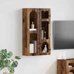 vidaXL Armoire suspendue avec étagère Bois ancien 59 x 20 x 100 cm